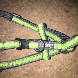 Silverfoot Green Pattern Dog Harness